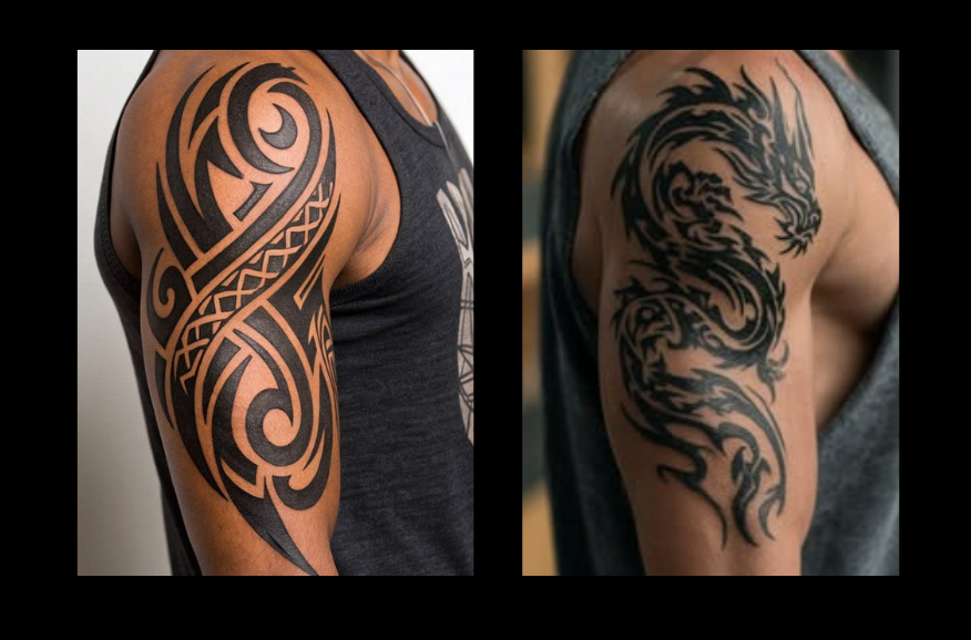 Black Ink Tattoos